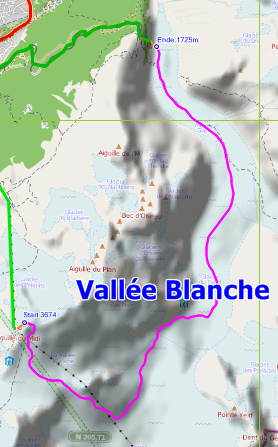 Valle Blanche, Chamonix
