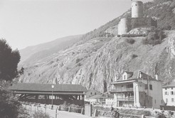 Lago Maggiore 1983 - Holzbrcke bei Martigny