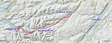 Map of Glen Affric