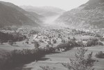 Lago Maggiore 1983 - Simplon, Blick auf Brig