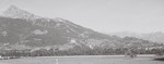 Lago Maggiore 1983 - Balzers, Burg Gutenberg und Pfarrkirche St. Nikolaus