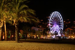 Le Lavandou - Riesenrad bei Nacht