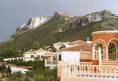 Denia - Montgo von der Bergflanke gesehen Denia - Montgo