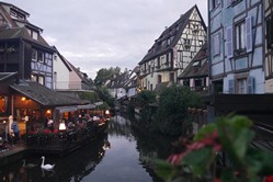 Colmar, Altstadt am Abend