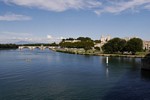 Avignon, Brcke mit Mont Ventoux