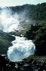 Norwegen - Kjossfossen Wasserflle