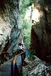 Gorges du Verdon, Treppe