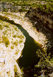 Ardèche nahe Sauze