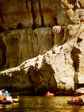 Ardche, Sprungfelsen