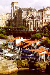 Biarritz, Hafen und Dom