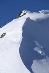 Les 3 Valles - Schneewehe am Mont Vallon