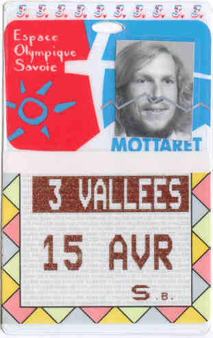Les 3 Vallées - Skipass 1994