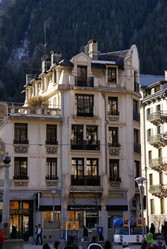 Chamonix - Der Ort am Nachmittag Chamonix
