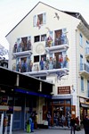 Chamonix - Wandzeichnung am Bureau des Guides