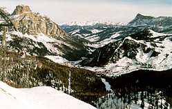 Sella Ronda - Blick auf Corvara