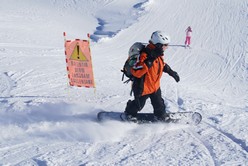 l'espace killy - Snowboard mit Vermessungstechnik l'espace killy