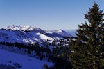 Flaine, Abfahrt nach Samons