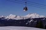 Flaine, Saix, Gondel nach Samons