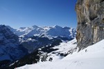 Panorama mit Schilthorn an der Black Rock