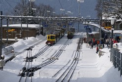 Bahnhof in Wengen