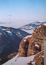 Paraglider ber Wengen