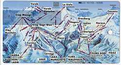 Flims Laax Falera - Liftpass 1997 Flims Laax Falera