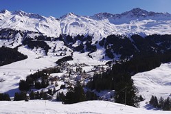 Panorama mit Parpan und Rothorn