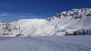 Montgenvre/Sestriere, Anfahrt auf den TS Crte