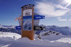 Serre Chevalier, Zufahrt zum TK Echauda