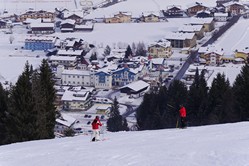 Blick auf Flachau