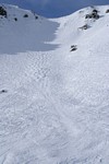 St. Moritz - Sass Corviglia, Abfahrt