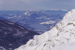 Vars/Risoul, Col de Crvoux mit Lac de Serre Ponon