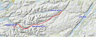 Map of Glen Affric Map of Glen Affric