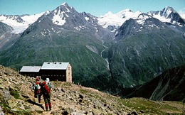 Abstieg zur Breslauer Hütte Abstieg zur Breslauer Hütte