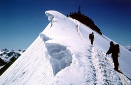 Schneewchte am Gipfel der Wildspitze